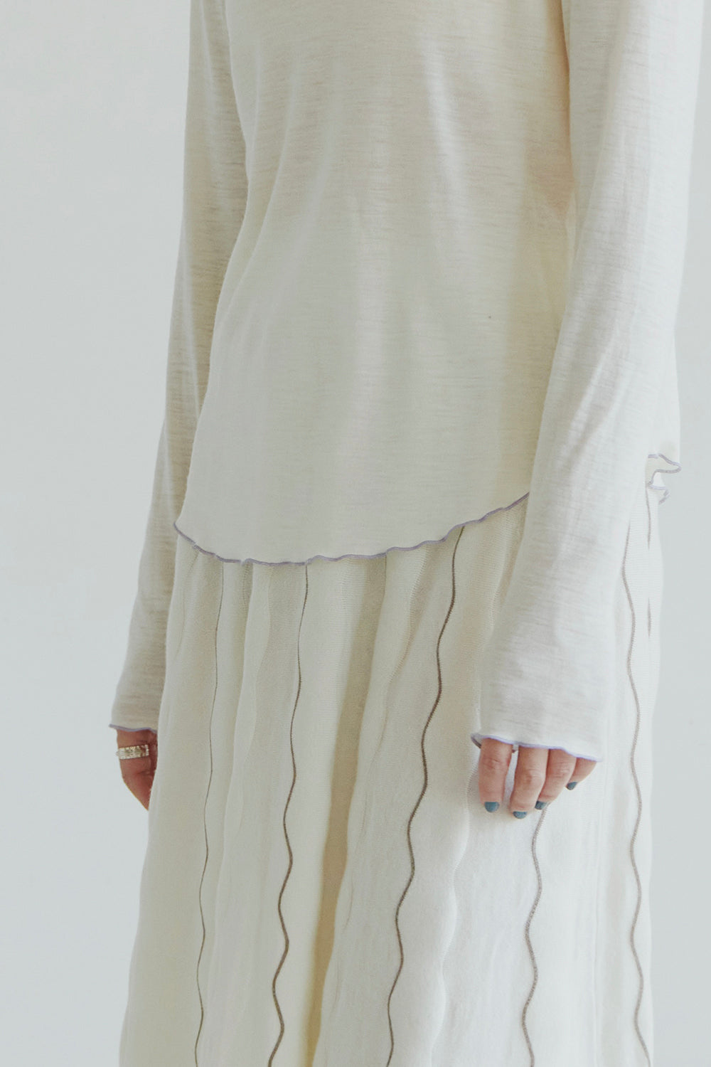 BASIC KNITWEAR T-SHIRT