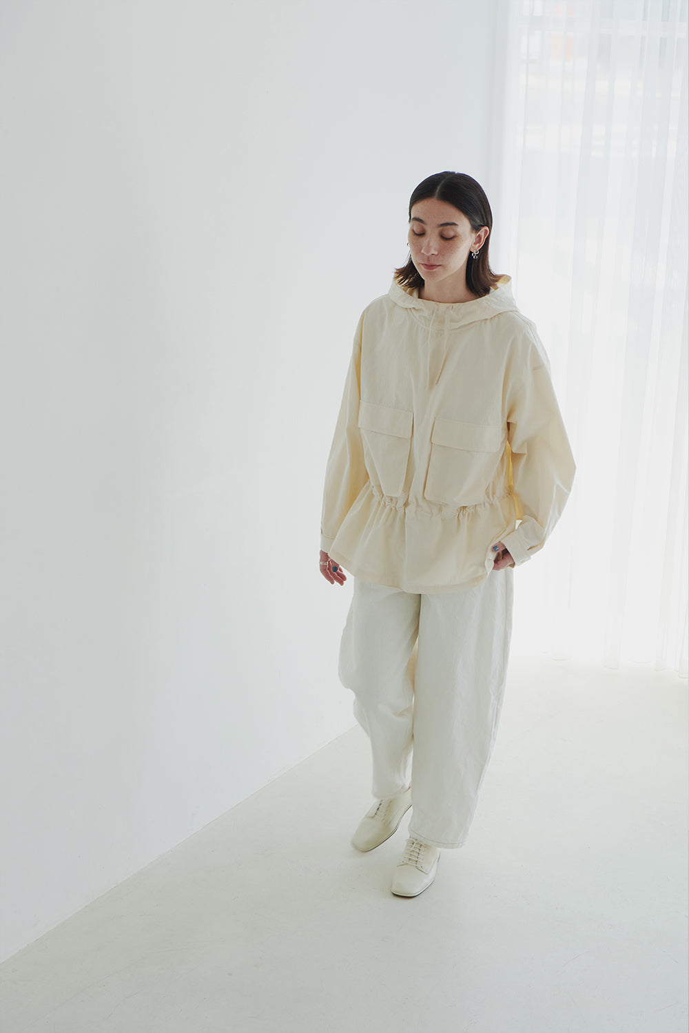 OMI ZARASHI COTTON HOODIE