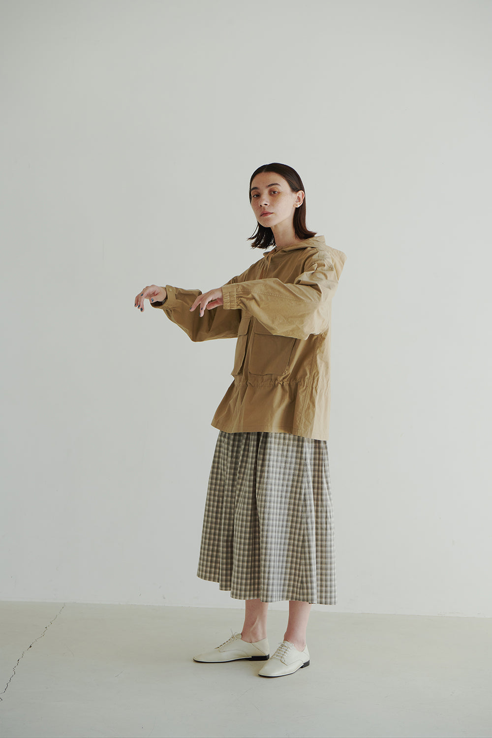 OMI ZARASHI COTTON HOODIE