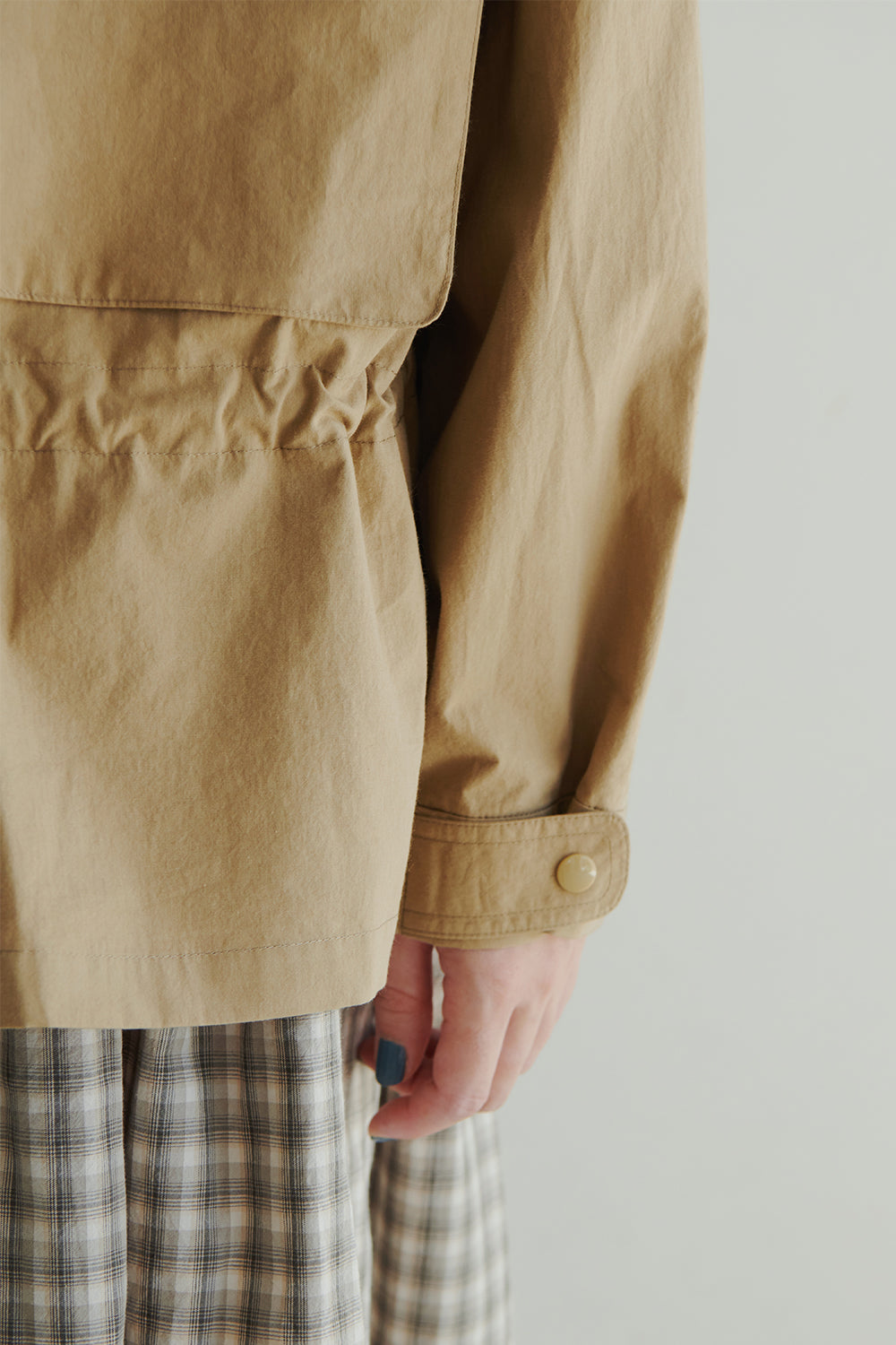 OMI ZARASHI COTTON HOODIE