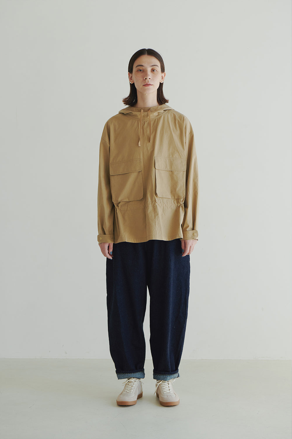 OMI ZARASHI COTTON HOODIE