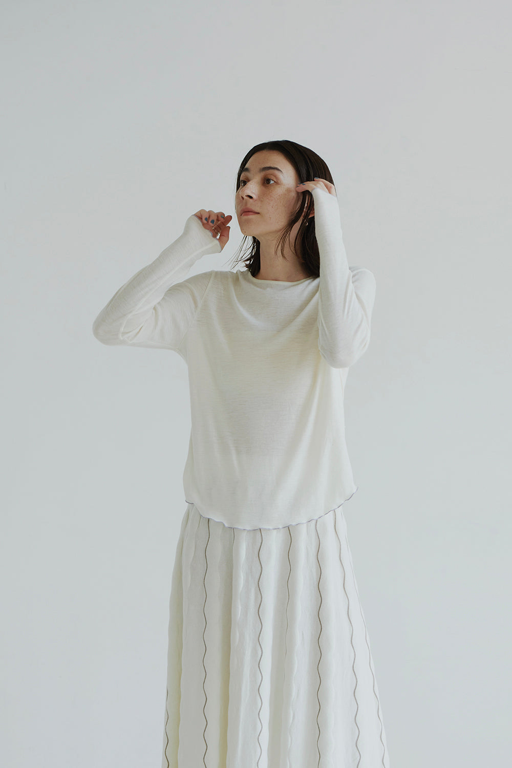 BASIC KNITWEAR T-SHIRT